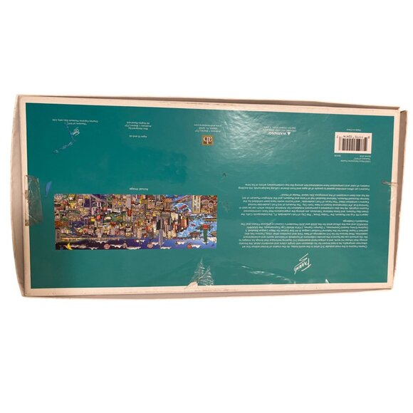Fazzino 1000 pc Panoramic Puzzle Illusions Of NYC Big Apple - Picture 2 of 2